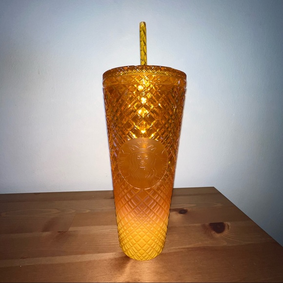 NWT Starbucks Mango Jeweled Tumbler ✨ - Picture 2 of 7